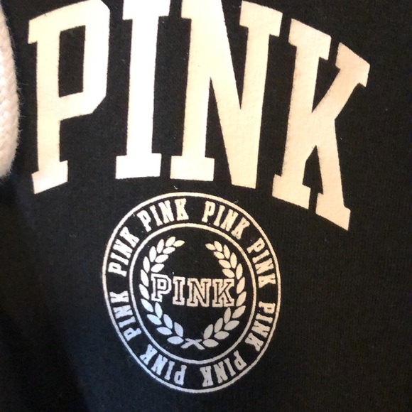 PINK Victoria’s Secret Varsity Crew Pullover Top Sweatshirt SZ M - Picture 5 of 6